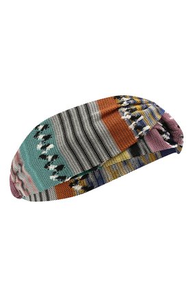 Женская повязка на голову MISSONI разноцветного цвета по цене 22450 руб., арт. MDS00097/BR00DL | Фото 1 Женская повязка на голову MISSONI разноцветного цвета, арт. MDS00097/BR00DL | Фото 1