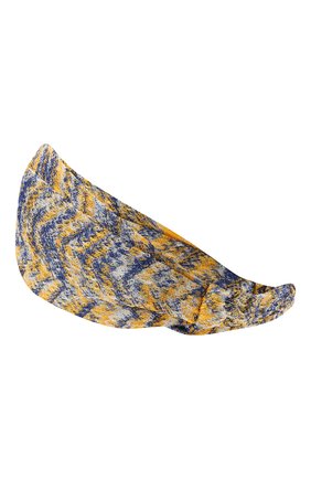 Женская повязка на голову MISSONI желтого цвета по цене 22450 руб., арт. MDS00097/BR00DY | Фото 2 Женская повязка на голову MISSONI желтого цвета, арт. MDS00097/BR00DY | Фото 2