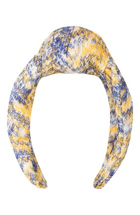Женский ободок для волос MISSONI желтого цвета по цене 31150 руб., арт. MDS00309/BR00DY | Фото 1 Женский ободок для волос MISSONI желтого цвета, арт. MDS00309/BR00DY | Фото 1