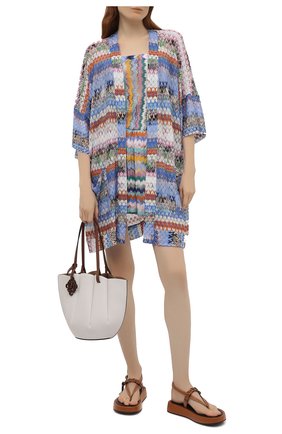 Женский комбинезон из вискозы MISSONI разноцветного цвета по цене 52800 руб., арт. MM000038/BR00E8 | Фото 2 Женский комбинезон из вискозы MISSONI разноцветного цвета, арт. MM000038/BR00E8 | Фото 2