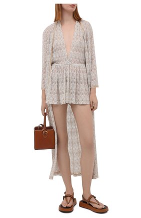 Женская туника MISSONI золотого цвета по цене 73150 руб., арт. MMQ00015/BR00DI | Фото 2 Женская туника MISSONI золотого цвета, арт. MMQ00015/BR00DI | Фото 2