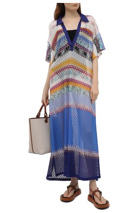 Женская туника из вискозы MISSONI разноцветного цвета по цене 68900 руб., арт. MMQ00226/BR00E4 | Фото 2 Женская туника из вискозы MISSONI разноцветного цвета, арт. MMQ00226/BR00E4 | Фото 2