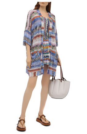 Женская туника из вискозы MISSONI разноцветного цвета по цене 63350 руб., арт. MMQ00248/BR00E3 | Фото 2 Женская туника из вискозы MISSONI разноцветного цвета, арт. MMQ00248/BR00E3 | Фото 2