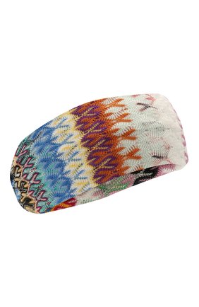 Женская повязка на голову MISSONI разноцветного цвета, арт. MMS00001/BR00E3 | Фото 1 (Материал: Текстиль, Вискоза)