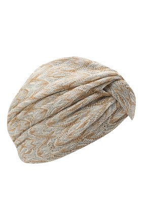 Женская тюрбан MISSONI серого цвета по цене 27950 руб., арт. MMS00011/BR00DI | Фото 1 Женская тюрбан MISSONI серого цвета, арт. MMS00011/BR00DI | Фото 1