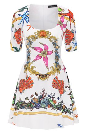 Женское платье из вискозы VERSACE разноцветного цвета по цене 242000 руб., арт. A89147/1F00958 | Фото 1 Женское платье из вискозы VERSACE разноцветного цвета, арт. A89147/1F00958 | Фото 1