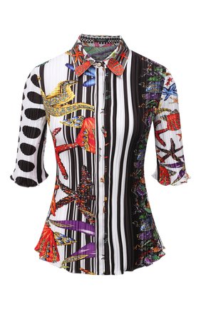 Женская рубашка VERSACE разноцветного цвета по цене 84350 руб., арт. A88883/1F01292 | Фото 1 Женская рубашка VERSACE разноцветного цвета, арт. A88883/1F01292 | Фото 1