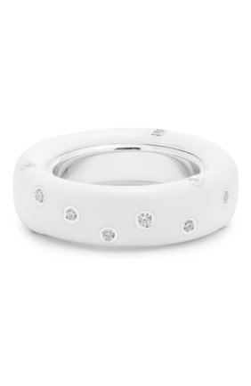 Женское кольцо BOTTEGA VENETA белого цвета, арт. 649527/VB0B8 | Фото 2 (Материал: Серебро; Региональные ограничения белый список (Axapta Mercury): RU)