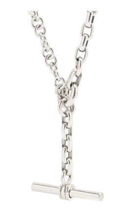 Женское колье BOTTEGA VENETA серебряного цвета по цене 172500 руб., арт. 657482/V5070 | Фото 2 Женское колье BOTTEGA VENETA серебряного цвета, арт. 657482/V5070 | Фото 2