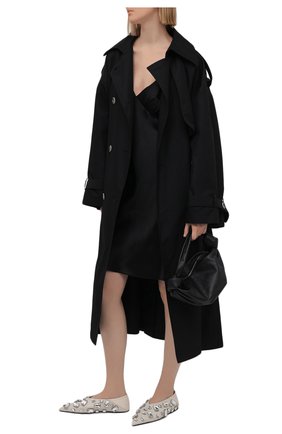 Женские кожаные балетки JIL SANDER белого цвета по цене 87650 руб., арт. JS36123A-13035 | Фото 2 Женские кожаные балетки JIL SANDER белого цвета, арт. JS36123A-13035 | Фото 2