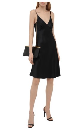 Женские кожаные босоножки amber SAINT LAURENT черного цвета по цене 66700 руб., арт. 658933/2Y900 | Фото 2 Женские кожаные босоножки amber SAINT LAURENT черного цвета, арт. 658933/2Y900 | Фото 2