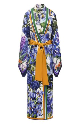 Женское шелковое платье DOLCE & GABBANA синего цвета по цене 429000 руб., арт. I0B17W/GDW99 | Фото 1 Женское шелковое платье DOLCE & GABBANA синего цвета, арт. I0B17W/GDW99 | Фото 1 (Рукава: Длинные; Случай: Коктейльный; Материал внешний: Шелк; Женское Кросс-КТ: Платье-одежда; Стили: Романтичный)