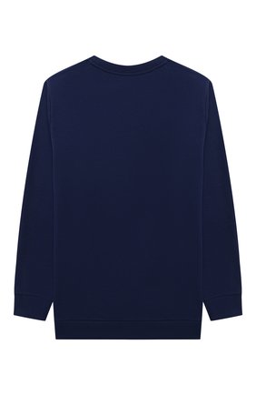 Детский хлопковый свитшот BALMAIN синего цвета по цене 25800 руб., арт. 6O4680 | Фото 2 Детский хлопковый свитшот BALMAIN синего цвета, арт. 6O4680 | Фото 2 (Мальчики Кросс-КТ: Толстовка-одежда, Свитшот-одежда; Рукава: Длинные; Материал внешний: Хлопок; Региональные ограничения белый список (Axapta Mercury): RU; Ростовка одежда: 10 - 11 лет | 140 - 146см, 12 лет | 152 см, 13 - 15 лет | 158 см, 16 лет | 164 см, 8 лет | 128 см)