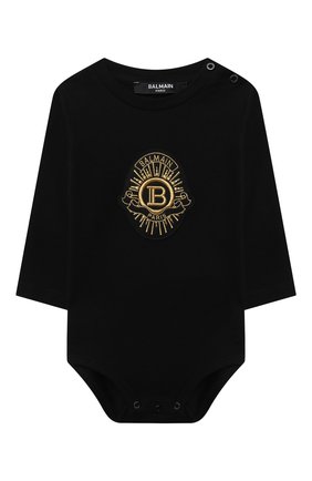 Детское комплект из двух боди BALMAIN черного цвета по цене 25000 руб., арт. 6O8A10 | Фото 2 Детское комплект из двух боди BALMAIN черного цвета, арт. 6O8A10 | Фото 2