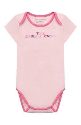 Детское комплект из двух боди MARC JACOBS (THE) розового цвета по цене 7860 руб., арт. W98126 | Фото 2 Детское комплект из двух боди MARC JACOBS (THE) розового цвета, арт. W98126 | Фото 2 (Рукава: Короткие; Материал внешний: Хлопок; Ростовка одежда: 9 мес | 74 см, 12 мес | 80 см, 0 - 3 мес | 50 - 60 см, 3 мес | 62 см, 6 мес | 68 см)