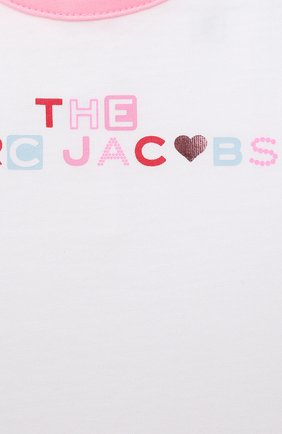 Детский комплект из трех предметов MARC JACOBS (THE) розового цвета по цене 17050 руб., арт. W98132 | Фото 8 Детский комплект из трех предметов MARC JACOBS (THE) розового цвета, арт. W98132 | Фото 8