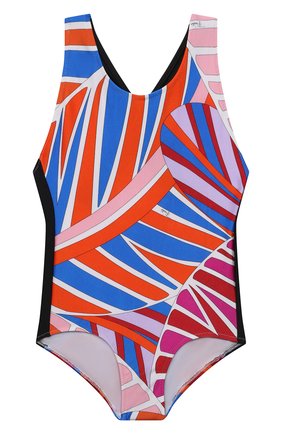 Детского слитный купальник EMILIO PUCCI оранжевого цвета по цене 24350 руб., арт. 9O0089 | Фото 1 Детского слитный купальник EMILIO PUCCI оранжевого цвета, арт. 9O0089 | Фото 1