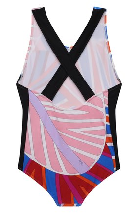Детского слитный купальник EMILIO PUCCI оранжевого цвета по цене 24350 руб., арт. 9O0089 | Фото 2 Детского слитный купальник EMILIO PUCCI оранжевого цвета, арт. 9O0089 | Фото 2