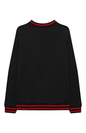 Детский хлопковый свитшот BALMAIN черного цвета по цене 42950 руб., арт. 6O4560 | Фото 2 Детский хлопковый свитшот BALMAIN черного цвета, арт. 6O4560 | Фото 2 (Материал внешний: Хлопок; Рукава: Длинные; Региональные ограничения белый список (Axapta Mercury): RU; Мальчики Кросс-КТ: Свитшот-одежда; Ростовка одежда: 10 - 11 лет | 140 - 146см, 12 лет | 152 см, 13 - 15 лет | 158 см, 8 лет | 128 см)