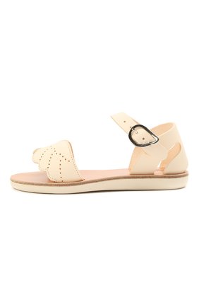 Детские кожаные босоножки ANCIENT GREEK SANDALS белого цвета по цене 12900 руб., арт. LITTLE ANDR0MEDA S0FT/0FF WHITE | Фото 2 Детские кожаные босоножки ANCIENT GREEK SANDALS белого цвета, арт. LITTLE ANDR0MEDA S0FT/0FF WHITE | Фото 2