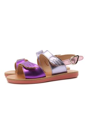 Детские кожаные босоножки ANCIENT GREEK SANDALS разноцветного цвета по цене 12900 руб., арт. LITTLE ILIADA S0FT/METALLIC PNK/LIL/VI0 | Фото 1 Детские кожаные босоножки ANCIENT GREEK SANDALS разноцветного цвета, арт. LITTLE ILIADA S0FT/METALLIC PNK/LIL/VI0 | Фото 1