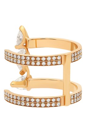 Женские кольцо REPOSSI бесцветного цвета, арт. RG/SV56AA+(P) | Фото 2 (Драгоценные камни: Бриллианты; Материал сплава: Розовое золото)
