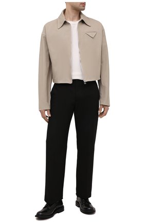 Мужская хлопковая куртка BOTTEGA VENETA бежевого цвета по цене 105000 руб., арт. 646907/V0BT0 | Фото 2 Мужская хлопковая куртка BOTTEGA VENETA бежевого цвета, арт. 646907/V0BT0 | Фото 2