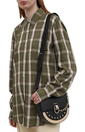 Женская сумка miss mimi mini FURLA черного цвета по цене 34000 руб., арт. WB00184/A.0424 | Фото 2 Женская сумка miss mimi mini FURLA черного цвета, арт. WB00184/A.0424 | Фото 2