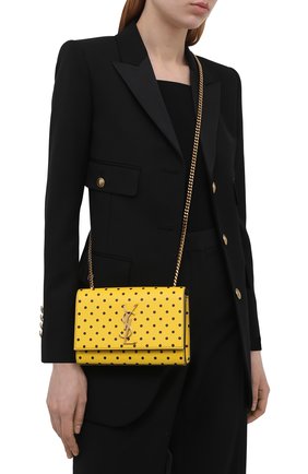 Женская сумка monogram kate small SAINT LAURENT желтого цвета по цене 129500 руб., арт. 469390/2Q80W | Фото 2 Женская сумка monogram kate small SAINT LAURENT желтого цвета, арт. 469390/2Q80W | Фото 2