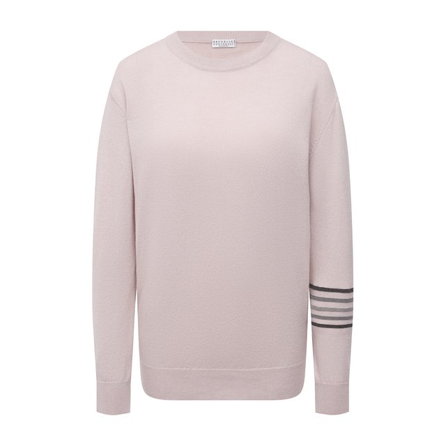 Кашемировый пуловер Brunello Cucinelli Розовый M12172600P 5570112