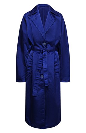 Женский плащ DRIES VAN NOTEN голубого цвета по цене 109000 руб., арт. 211-10240-2171 | Фото 1 Женский плащ DRIES VAN NOTEN голубого цвета, арт. 211-10240-2171 | Фото 1