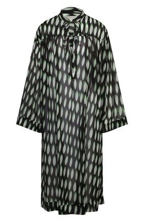 Женская хлопковая туника DRIES VAN NOTEN зеленого цвета по цене 79950 руб., арт. 211-11049-2001 | Фото 1 Женская хлопковая туника DRIES VAN NOTEN зеленого цвета, арт. 211-11049-2001 | Фото 1