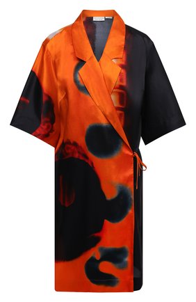Женское платье из вискозы DRIES VAN NOTEN оранжевого цвета по цене 74300 руб., арт. 211-10713-2068 | Фото 1 Женское платье из вискозы DRIES VAN NOTEN оранжевого цвета, арт. 211-10713-2068 | Фото 1 (Женское Кросс-КТ: Платье-одежда; Случай: Повседневный; Материал внешний: Вискоза; Рукава: 3/4; Стили: Кэжуэл; Длина Ж (юбки, платья, шорты): До колена)