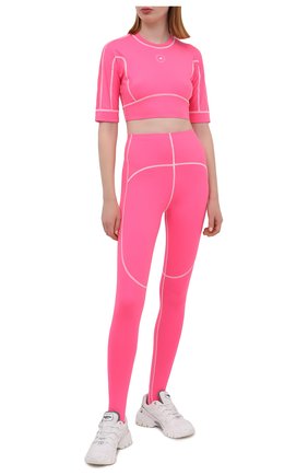 Женский топ ADIDAS BY STELLA MCCARTNEY розового цвета по цене 8425 руб., арт. GL7377 | Фото 2 Женский топ ADIDAS BY STELLA MCCARTNEY розового цвета, арт. GL7377 | Фото 2