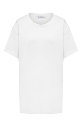 Женская хлопковая футболка YOHJI YAMAMOTO белого цвета по цене 19150 руб., арт. FD-T06-072 | Фото 1 Женская хлопковая футболка YOHJI YAMAMOTO белого цвета, арт. FD-T06-072 | Фото 1