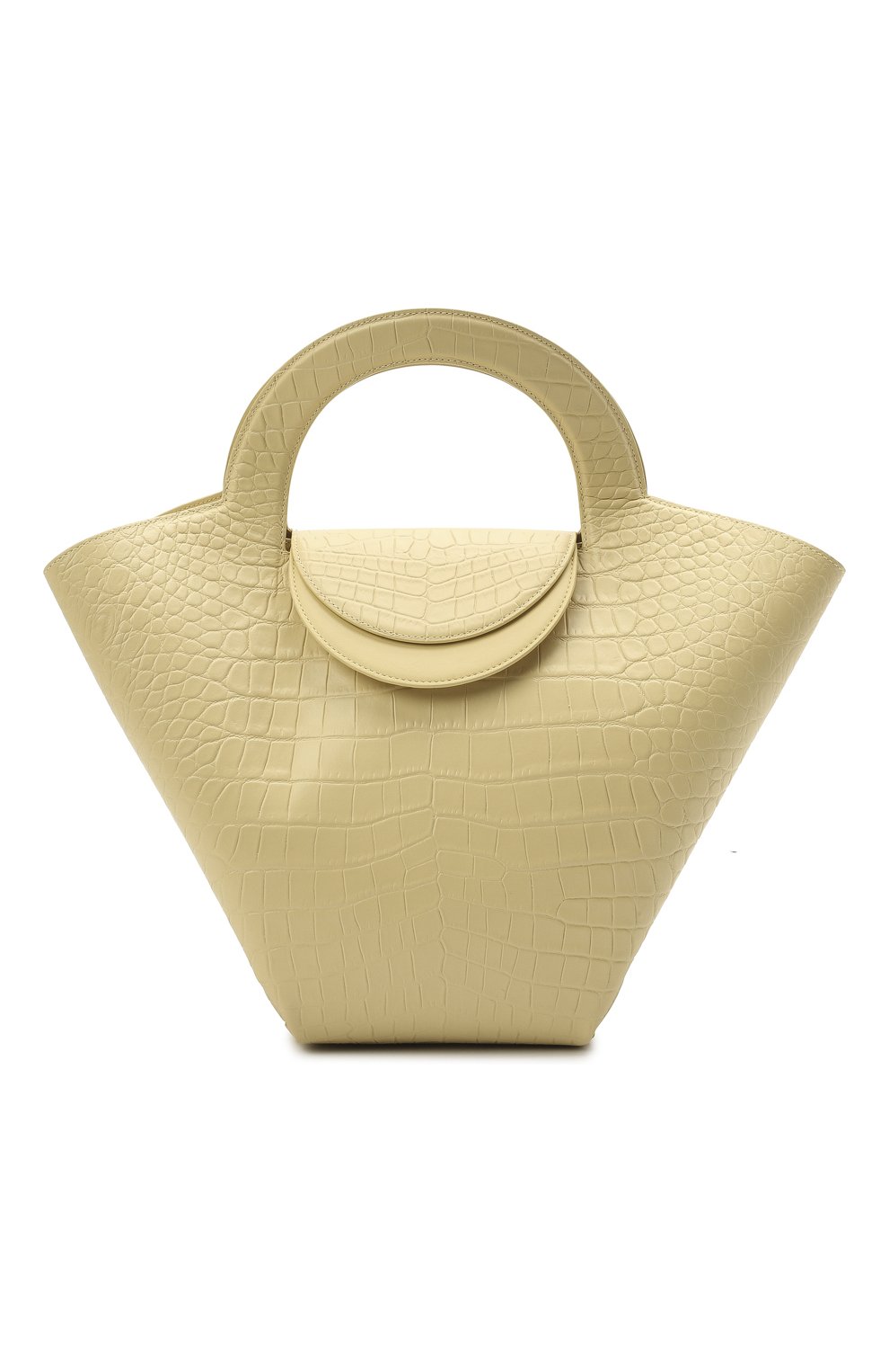 Женский сумка-тоут doll large BOTTEGA VENETA желтого цвета, арт. 658516/VA450 | Фото 1