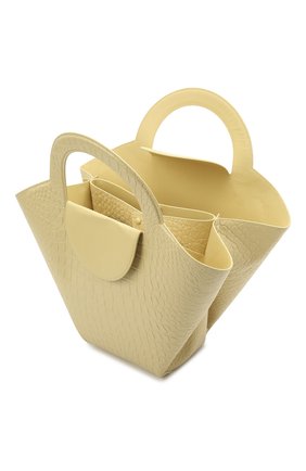 Женский сумка-тоут doll large BOTTEGA VENETA желтого цвета по цене 217500 руб., арт. 658516/VA450 | Фото 4 Женский сумка-тоут doll large BOTTEGA VENETA желтого цвета, арт. 658516/VA450 | Фото 4