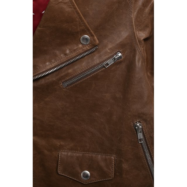 фото Кожаная куртка brunello cucinelli