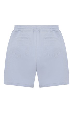 Детские хлопковые шорты BRUNELLO CUCINELLI голубого цвета по цене 24450 руб., арт. BD874E392B | Фото 2 Детские хлопковые шорты BRUNELLO CUCINELLI голубого цвета, арт. BD874E392B | Фото 2