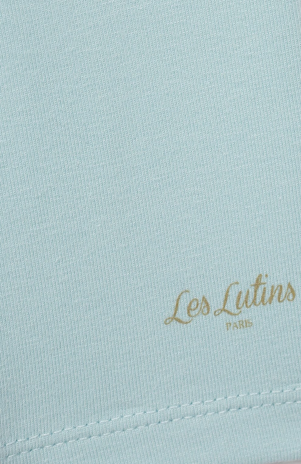 Детские хлопковые брюки LES LUTINS PARIS голубого цвета по цене 3095 руб., арт. 21E357/LEGGING JERSEY | Фото 3 Детские хлопковые брюки LES LUTINS PARIS голубого цвета, арт. 21E357/LEGGING JERSEY | Фото 3