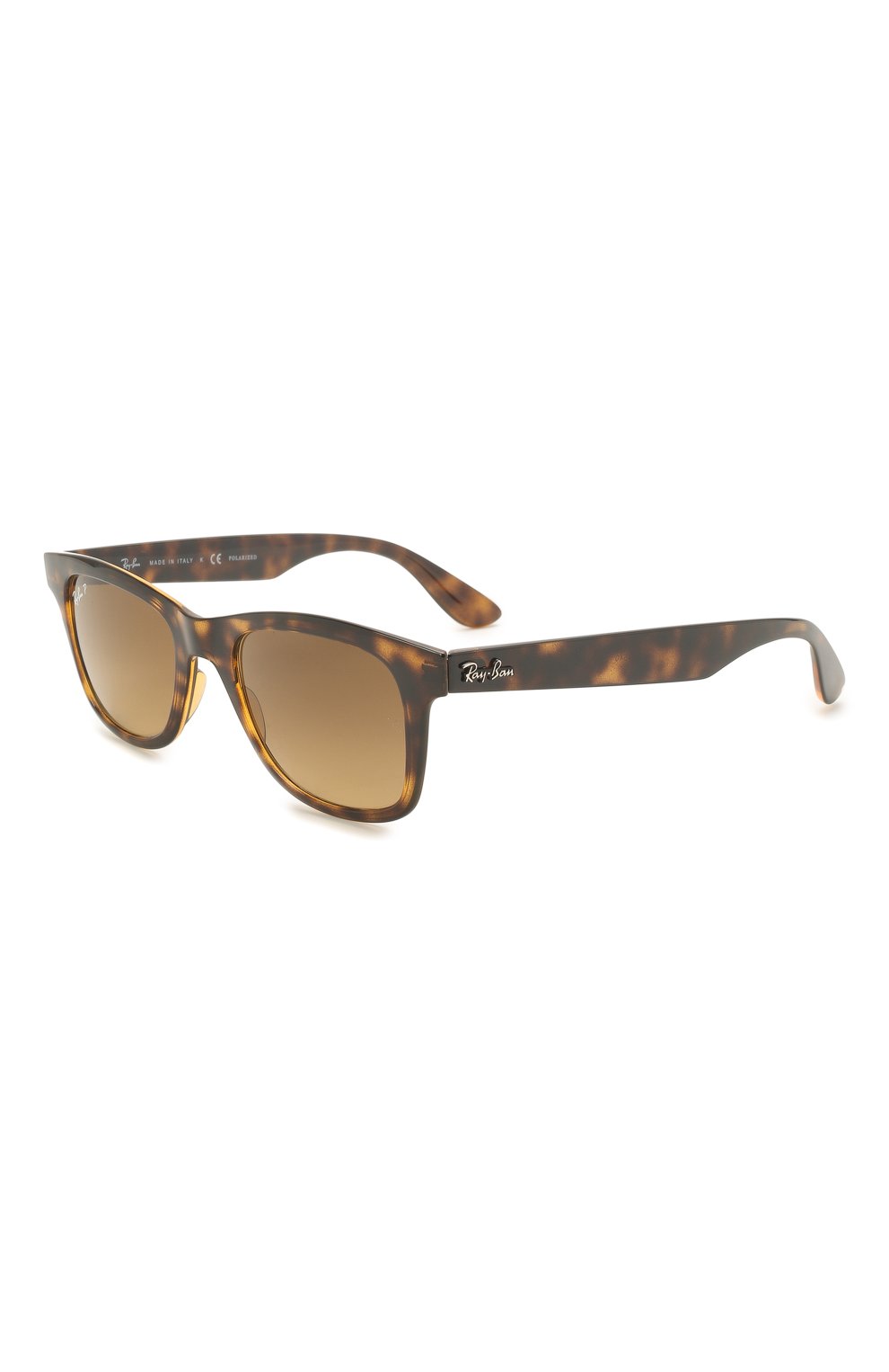 Женские солнцезащитные очки RAY-BAN коричневого цвета, арт. 4640-710/M2 | Фото 1