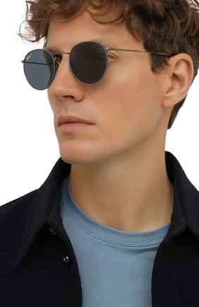 Женские солнцезащитные очки RAY-BAN синего цвета по цене 0 руб., арт. 8247-9208T0 | Фото 3 Женские солнцезащитные очки RAY-BAN синего цвета, арт. 8247-9208T0 | Фото 3 (Кросс-КТ: С/з-унисекс; Региональные ограничения белый список (Axapta Mercury): RU; Тип очков: С/з; Очки форма: Круглые; Оптика Гендер: оптика-унисекс)