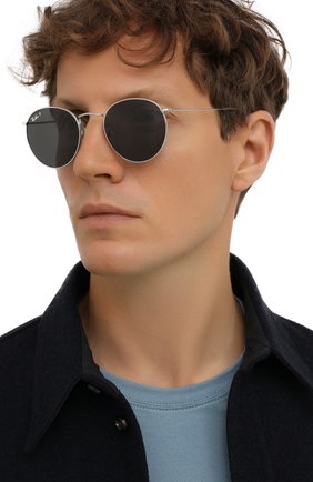 Женские солнцезащитные очки RAY-BAN серебряного цвета по цене 0 руб., арт. 8247-920948 | Фото 3 Женские солнцезащитные очки RAY-BAN серебряного цвета, арт. 8247-920948 | Фото 3 (Кросс-КТ: С/з-унисекс; Региональные ограничения белый список (Axapta Mercury): RU; Тип очков: С/з; Очки форма: Круглые; Оптика Гендер: оптика-унисекс)