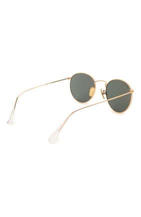 Женские солнцезащитные очки RAY-BAN золотого цвета по цене 32900 руб., арт. 8247-921658 | Фото 5 Женские солнцезащитные очки RAY-BAN золотого цвета, арт. 8247-921658 | Фото 5