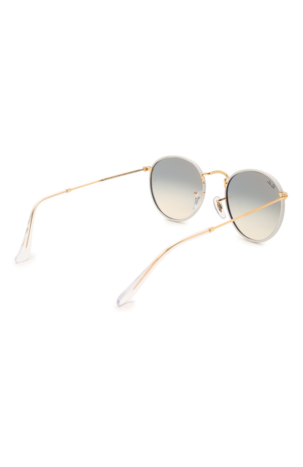 Женские солнцезащитные очки RAY-BAN белого цвета по цене 14200 руб., арт. 3447JM-919632 | Фото 5 Женские солнцезащитные очки RAY-BAN белого цвета, арт. 3447JM-919632 | Фото 5