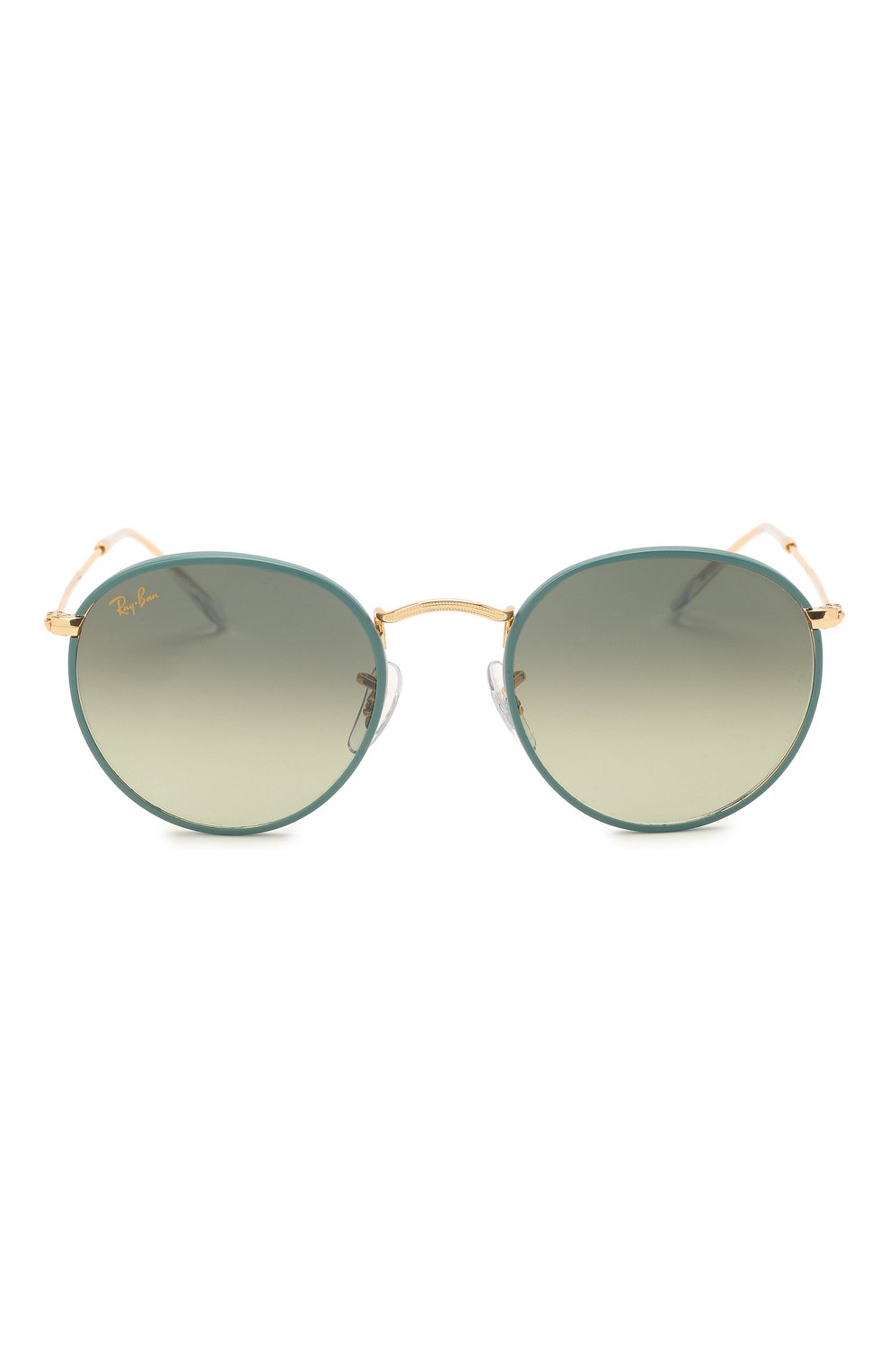 Женские солнцезащитные очки RAY-BAN зеленого цвета по цене 0 руб., арт. 3447JM-9196BH | Фото 4 Женские солнцезащитные очки RAY-BAN зеленого цвета, арт. 3447JM-9196BH | Фото 4 (Кросс-КТ: С/з-унисекс; Региональные ограничения белый список (Axapta Mercury): RU; Тип очков: С/з; Очки форма: Круглые; Оптика Гендер: оптика-унисекс)
