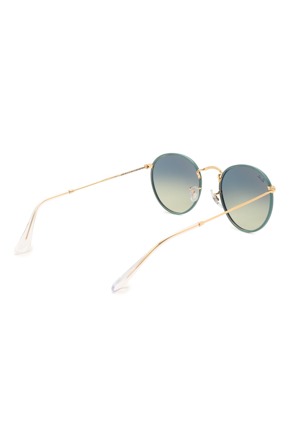 Женские солнцезащитные очки RAY-BAN зеленого цвета по цене 0 руб., арт. 3447JM-9196BH | Фото 5 Женские солнцезащитные очки RAY-BAN зеленого цвета, арт. 3447JM-9196BH | Фото 5 (Кросс-КТ: С/з-унисекс; Региональные ограничения белый список (Axapta Mercury): RU; Тип очков: С/з; Очки форма: Круглые; Оптика Гендер: оптика-унисекс)