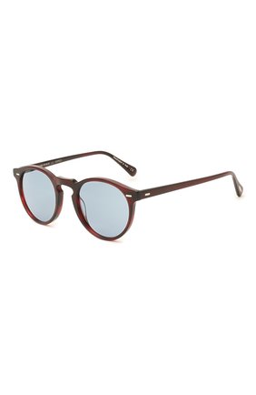 Женские солнцезащитные очки OLIVER PEOPLES бордового цвета по цене 23600 руб., арт. 5217S-167556 | Фото 1 Женские солнцезащитные очки OLIVER PEOPLES бордового цвета, арт. 5217S-167556 | Фото 1 (Тип очков: С/з; Очки форма: Круглые; Оптика Гендер: оптика-унисекс)