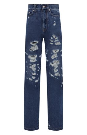 Женские джинсы DOLCE & GABBANA синего цвета по цене 85300 руб., арт. I3C31W/G902L | Фото 1 Женские джинсы DOLCE & GABBANA синего цвета, арт. I3C31W/G902L | Фото 1 (Материал внешний: Хлопок, Деним; Длина (брюки, джинсы): Удлиненные; Силуэт Ж (брюки и джинсы): Прямые)