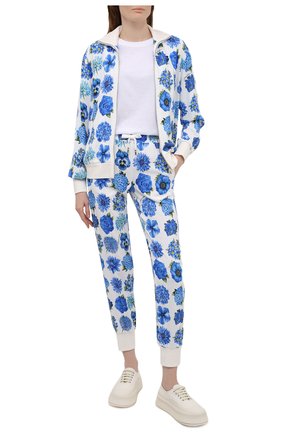 Женский кардиган из вискозы DOLCE & GABBANA голубого цвета по цене 142000 руб., арт. I9AAEW/FPRY1 | Фото 2 Женский кардиган из вискозы DOLCE & GABBANA голубого цвета, арт. I9AAEW/FPRY1 | Фото 2